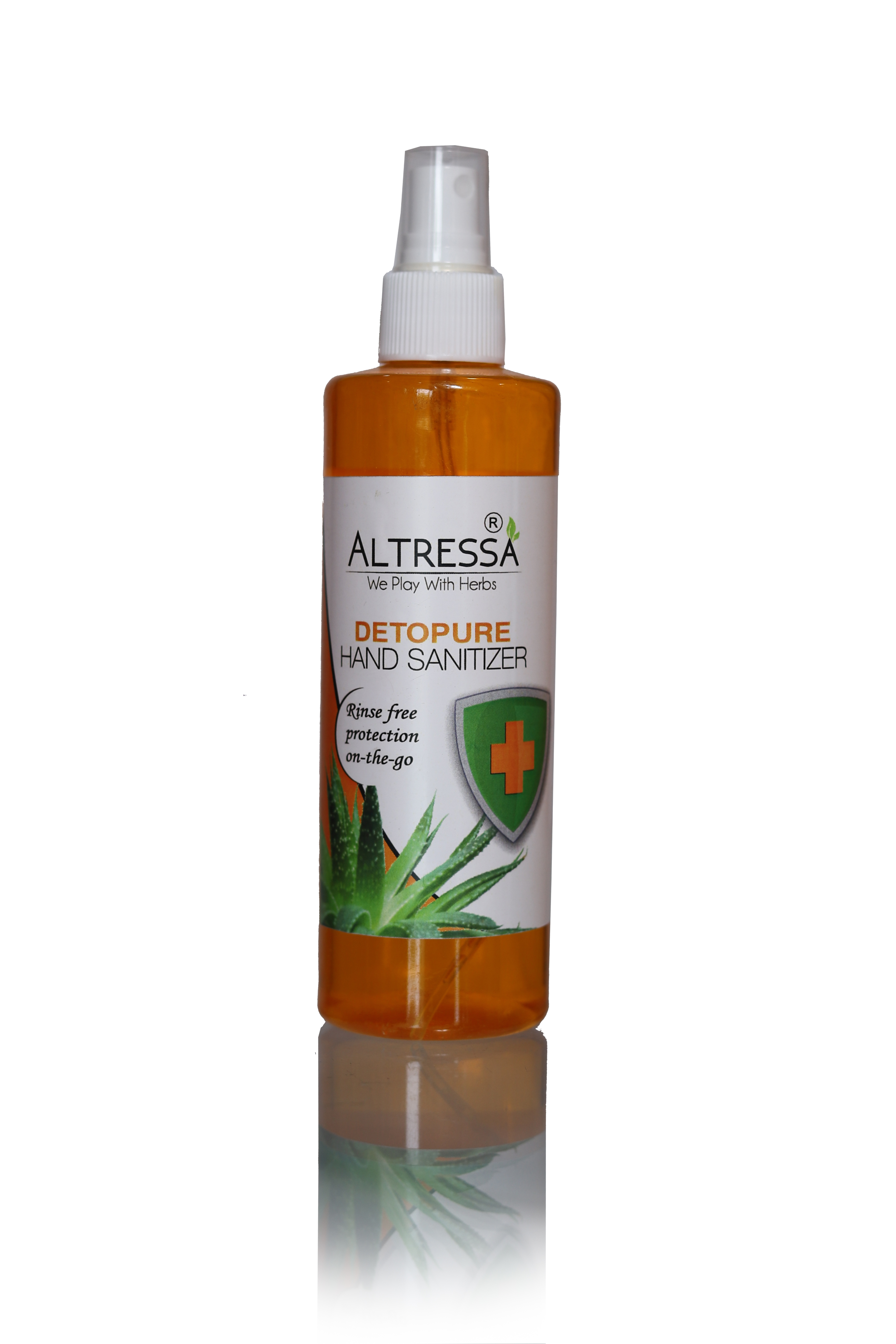 Hand Sanitizer - Alcohol-based Formula, Orange Color, Suitable For All Ages, 2-year Shelf Life