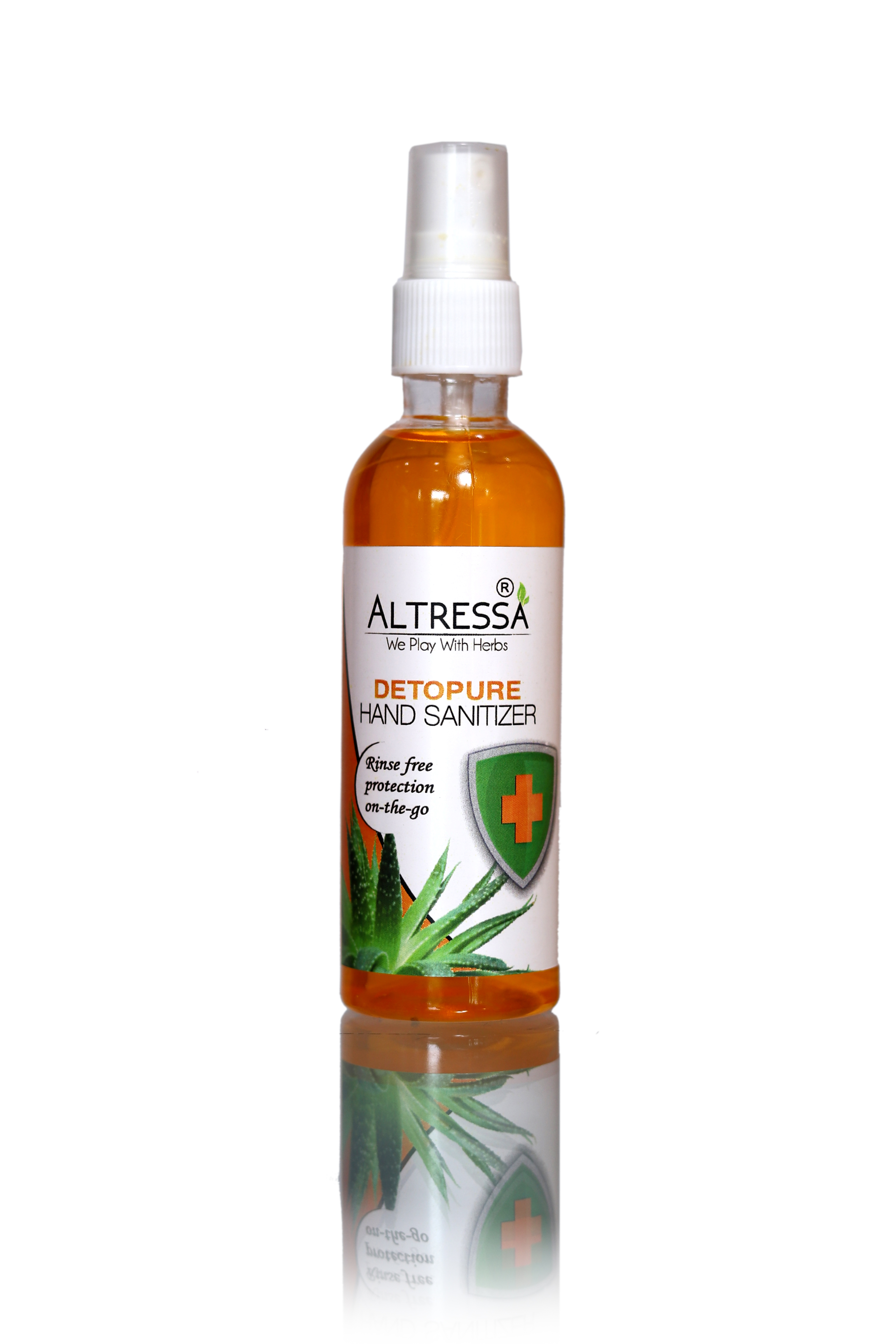 Hand Sanitizer - Alcohol-based Formula, Orange Color, Suitable For All Ages, 2-year Shelf Life