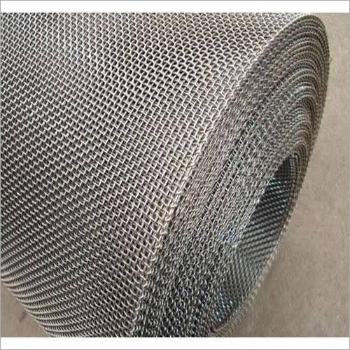 SS 15X28 304 Grade Wire Mesh - 50 ft Length, Stainless Steel, Polished Finish, 28 Gauge, Square Hole Design, Silver Color, Woven Mesh Structure