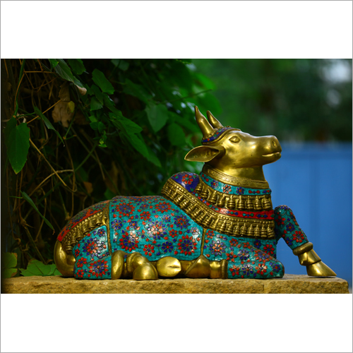 Bronze Nandi Statue