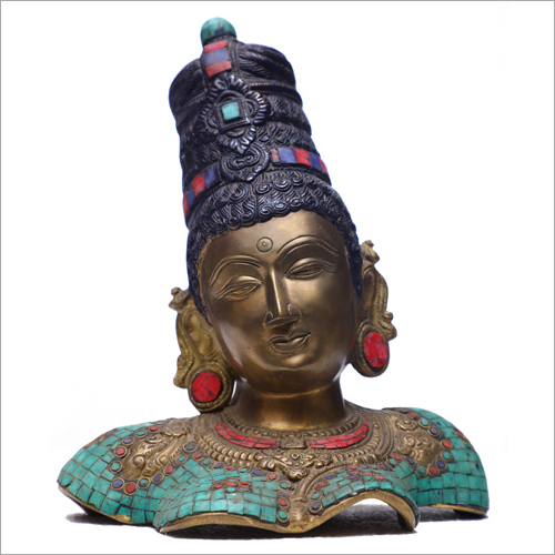 Bronze Head Parvathi Status