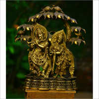 कांस्य राधा कृष्ण प्रतिमा