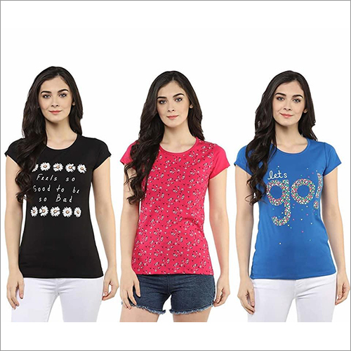 महिलाओं की आरामदायक टी-शर्ट लिंग: महिला