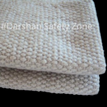 Ceramic Fiber Cloth - 30m X 1m X 2.0mm White Color 1700 Heat Conductivity Fire Retundent Insulation Type For Gaskets Seals And Welding Applications