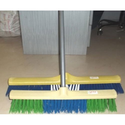 Floor Cleaning Hand Brush - PP/PVC Material, Size 20-24 Inches | Soft Bristle, Easy Grip for Effective Sweeping