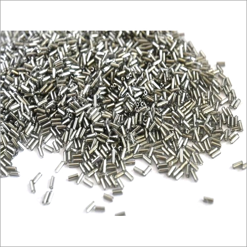 Silver Bugle Beads - Glass Pipe, Size 6/0-14/0 | Polished Finish, Bulk Weight 25kg