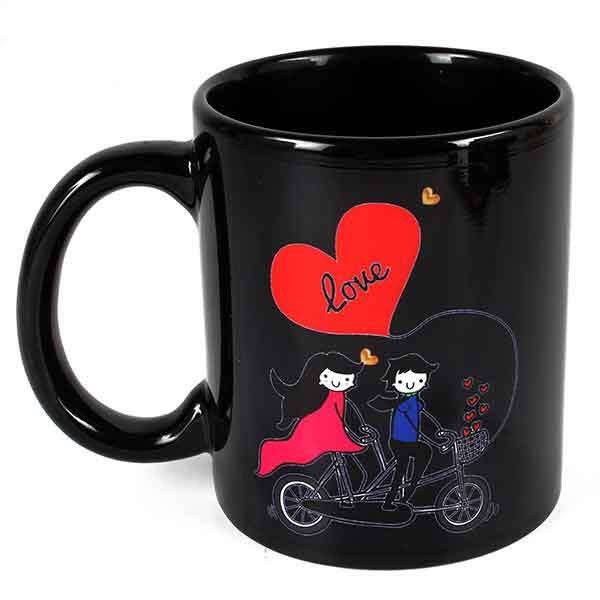 Coffee Mug - Glazed Ceramic, 11oz Dimensions, Height 9.5cm, Diameter 8cm | Lightweight, Microwave-safe, Dishwasher-safe, Customizable, Durable