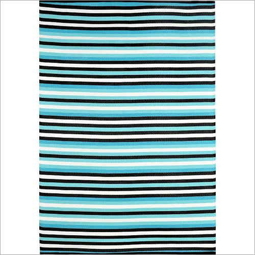 Polypropylene Floor Striped Rug Back Material: Woven Back