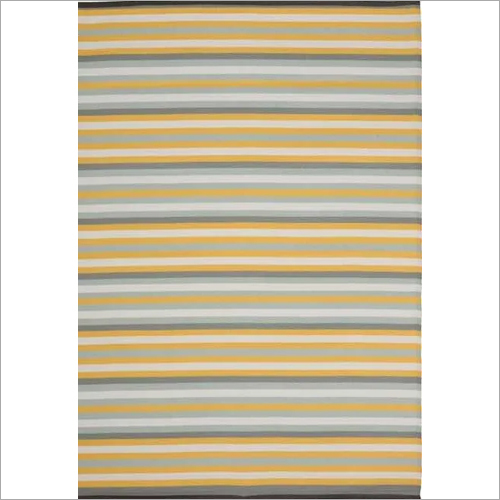 Polypropylene Floor Striped Rug Back Material: Woven Back
