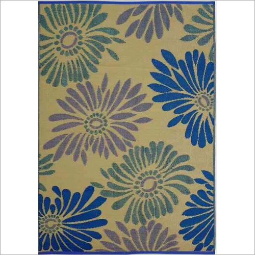 Multicolor Leaf Printed Mat