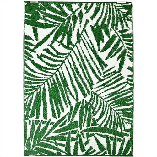 Multicolor Leaf Printed Mat