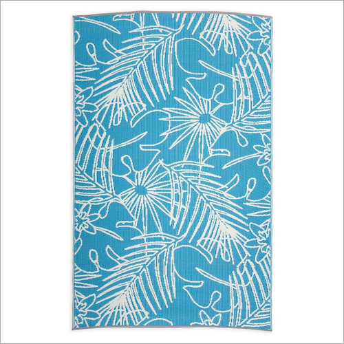 Multicolor Leaf Printed Mat