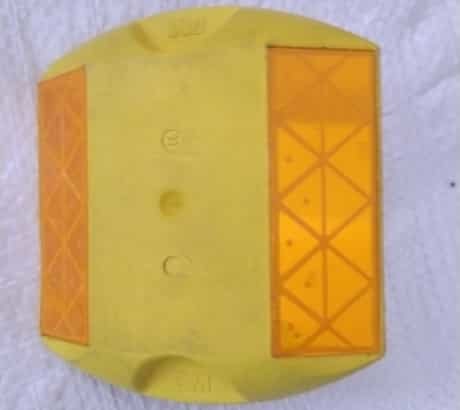 3m Road Studs - Poly-carbonate & Modified Abs Plastic, 100x90x18mm | Reflective, Abrasion Resistant, Pedestrian Safety