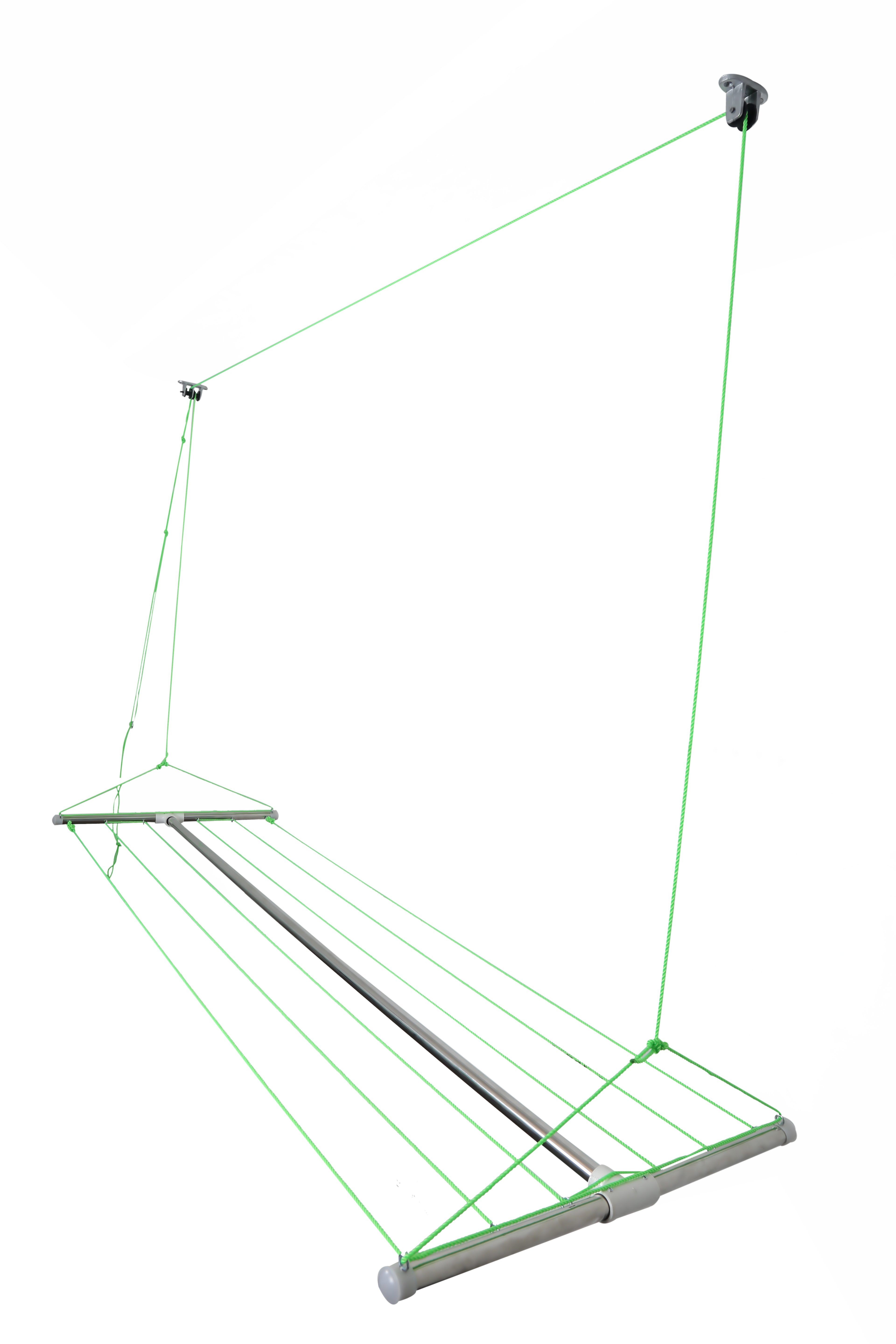 Rope Ceiling Roof Hanger - Stainless Steel, 7 Ft - Durable, Easy To Handle, Ideal For Home And Hostel Use