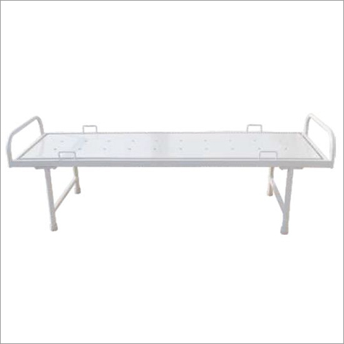 General Attendant Bed - Steel, 78 x 30 x 24 Inches | Powder Coated Finish, Rubber Shoes Legs, Comfort Rexine Mattress