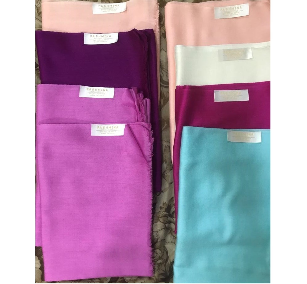 All Colors Fine Quality Diamond Weave Cashmere Wool Scarves Shawls