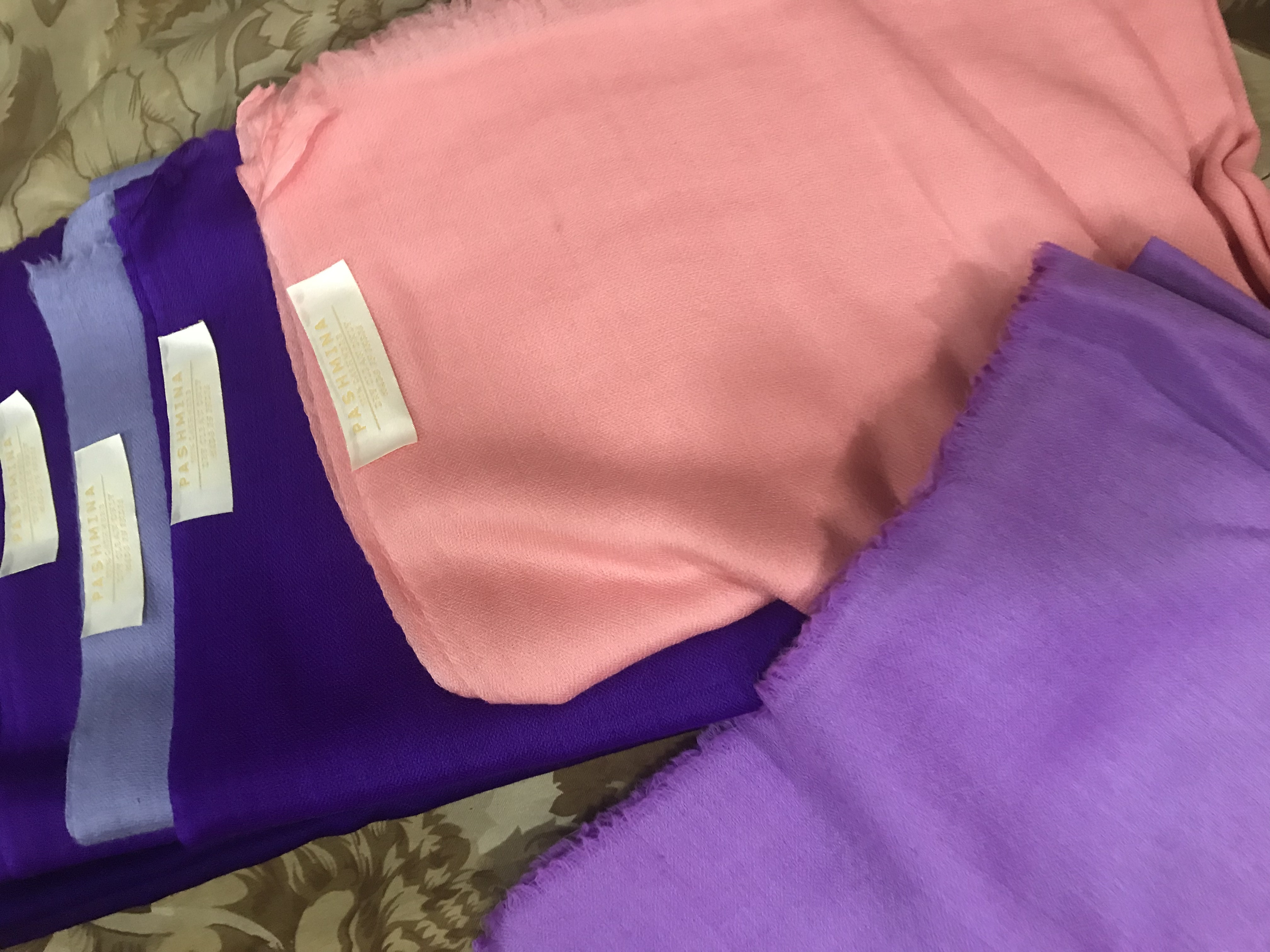 All Colors Fine Quality Diamond Weave Cashmere Wool Scarves Shawls