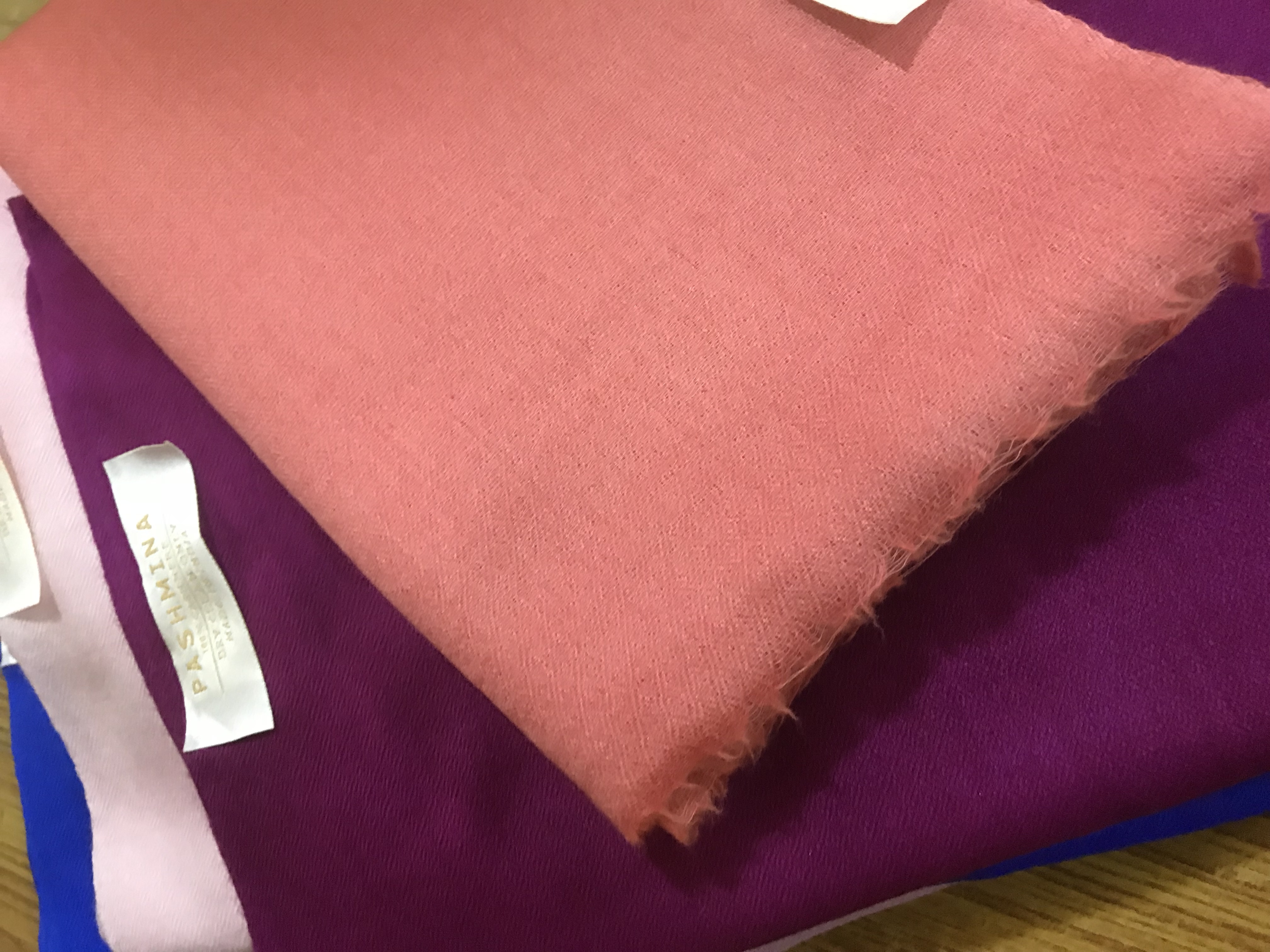 All Colors Fine Quality Diamond Weave Cashmere Wool Scarves Shawls