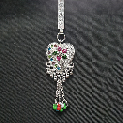 Ladies Imitation Juda - High-Quality Metal, Silver Color | Intricate Design, Ideal for Anniversaries, Engagements, Weddings, and Special Occasions