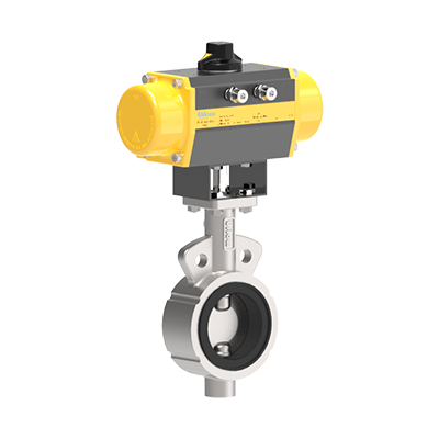 Industrial Wafer Butterfly Valve - Stainless Steel, Dn40-dn300 | Zero Leakage, Bidirectional, Suitable For Chemical Industries, Iso Pad For Gear Operator