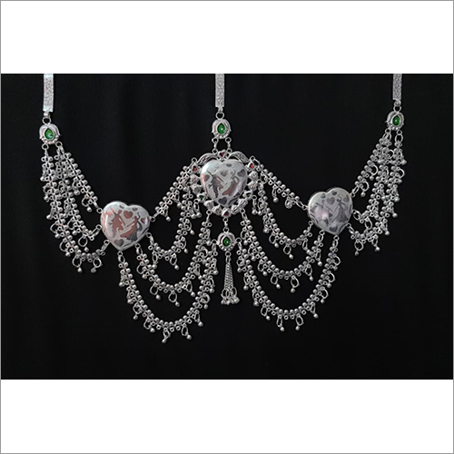 Fancy Imitation Kandora - Metal Silver Finish | Elegant Accessory for Weddings, Anniversaries, Engagements, and Parties