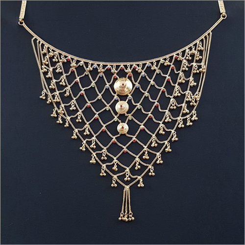 Ladies Fancy Imitation Kandora - Metal Construction, Silver Color | Elegant Jewelry for Women, Ideal for Engagements, Anniversaries, and Special Events