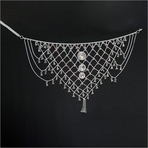 Ladies Fashion Imitation Kandora - Silver Metal Jewelry | Elegant Design for Women, Ideal for Anniversary, Engagement, Party, Wedding