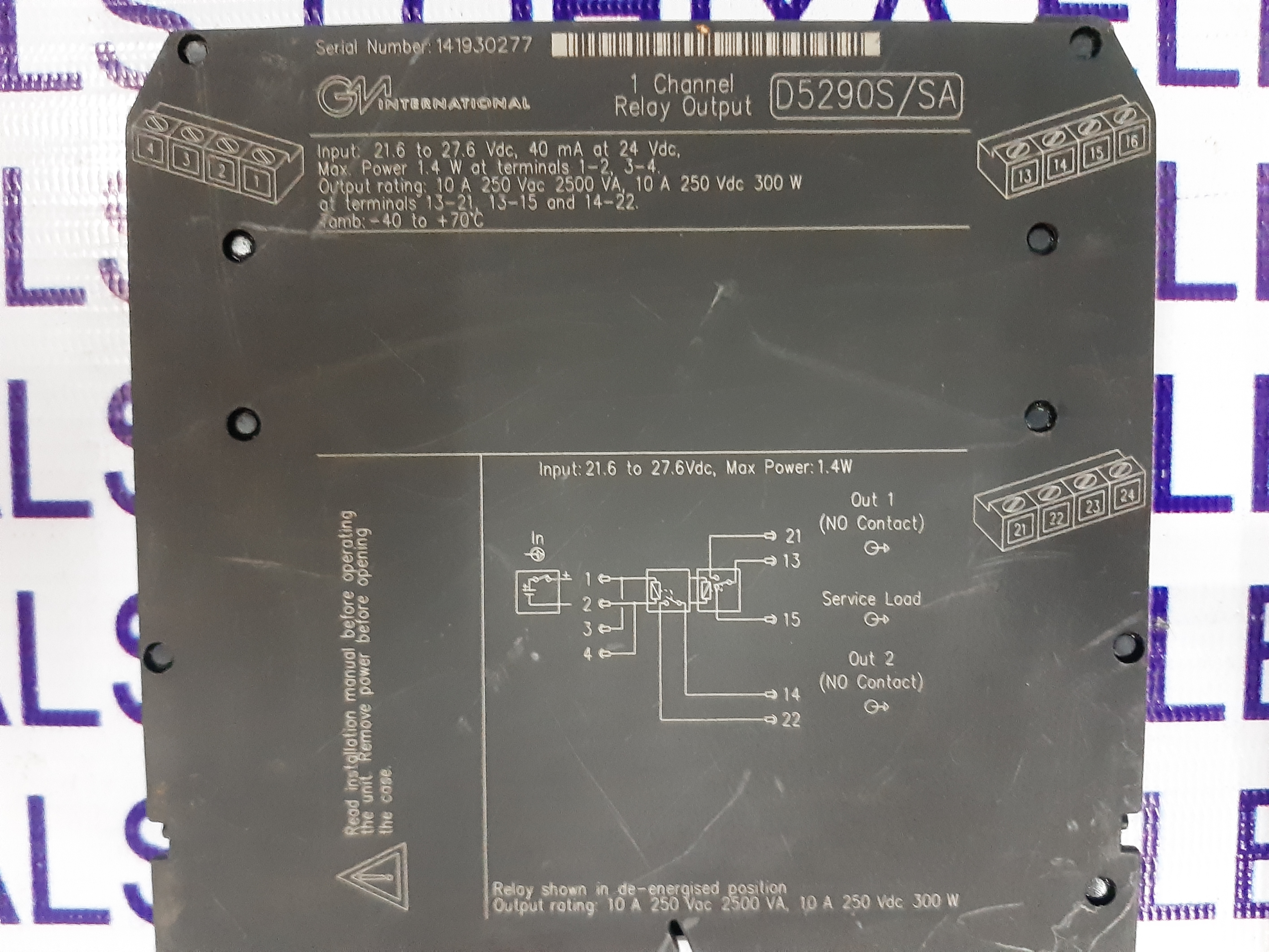 Gm International Channel Relay Output Module