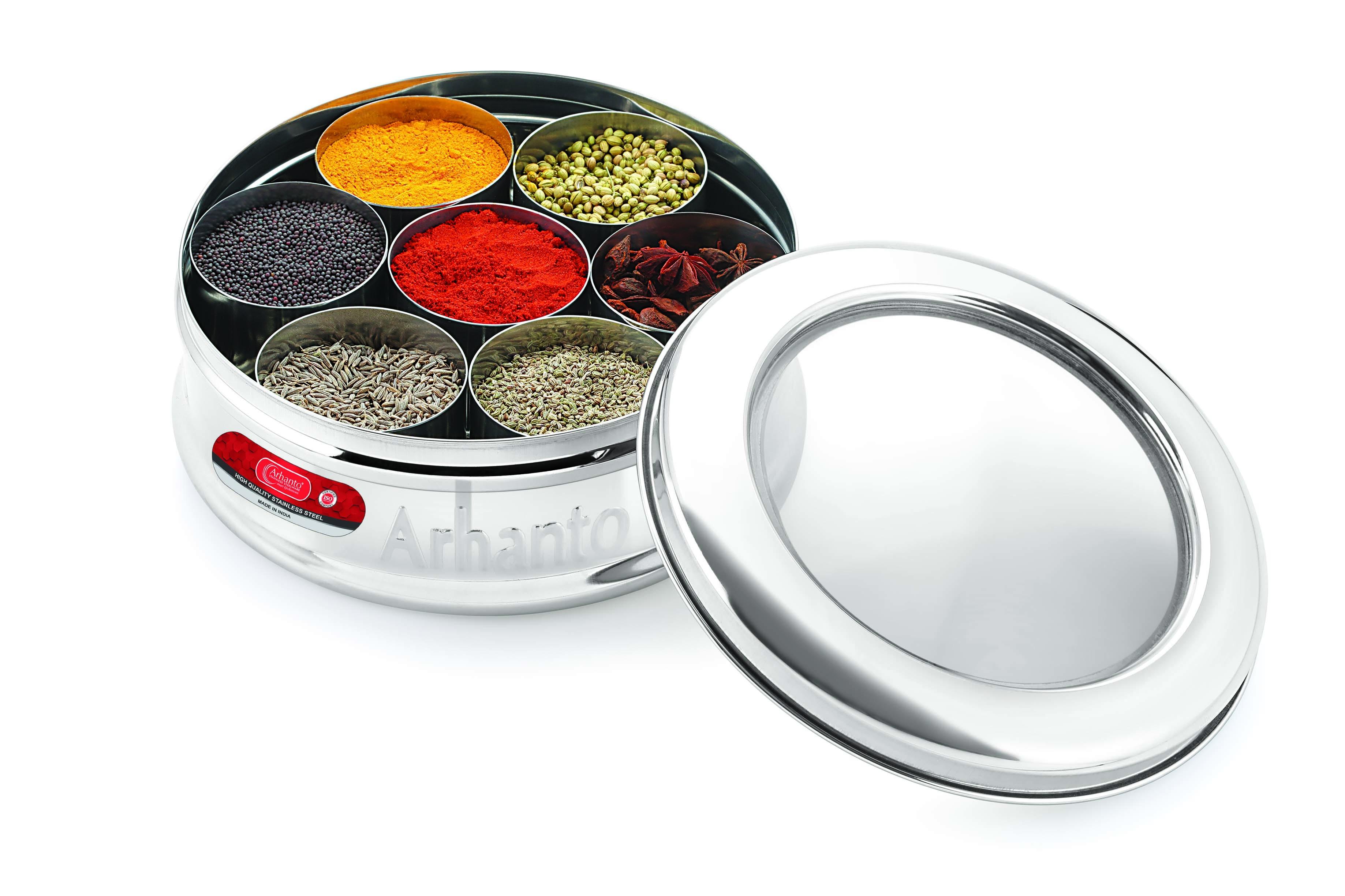 Silver Stainless Steel Vivo 2000 Ml