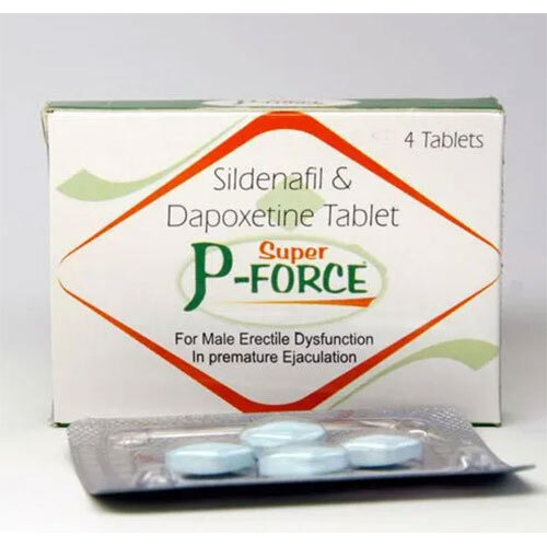 सुपर पी फोर्स सामग्री: सिल्डेनाफिल और डैपॉक्सेटिन उत्पाद