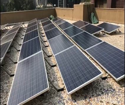Solar Power Plant - Tempered Glass & Aluminum Frame, 1.6m X 1m X 0.04m, Silver & Black | Eco-friendly Modular Pv Technology, 300w-450w Output
