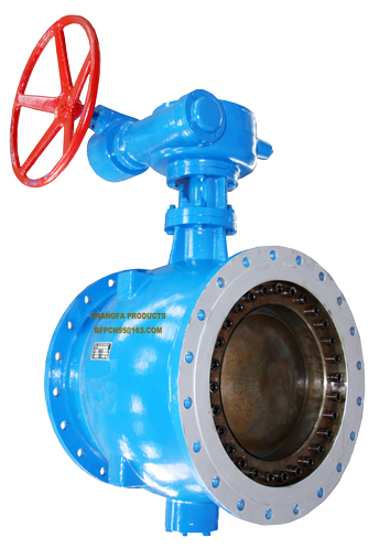 Double Eccentric Regulating Half Ball Valve - Dn100-dn600, Flanged Connection, Medium Pressure, Wear-resistant Alloy Sealing, Electric Or Pneumatic Drive Options, Sensitive Adjustment For Two-phase Mixed Media Regulation
