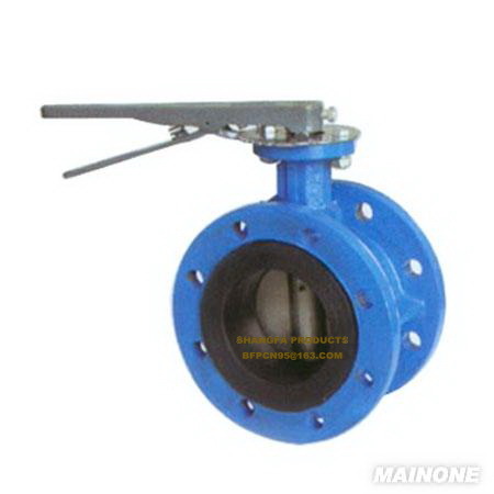 Rubber Lined Flange Corrosion Resistant Butterfly Valve Power: Manual