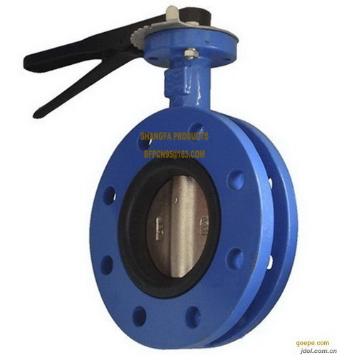 Rubber Lined Flange Corrosion Resistant Butterfly Valve Power: Manual