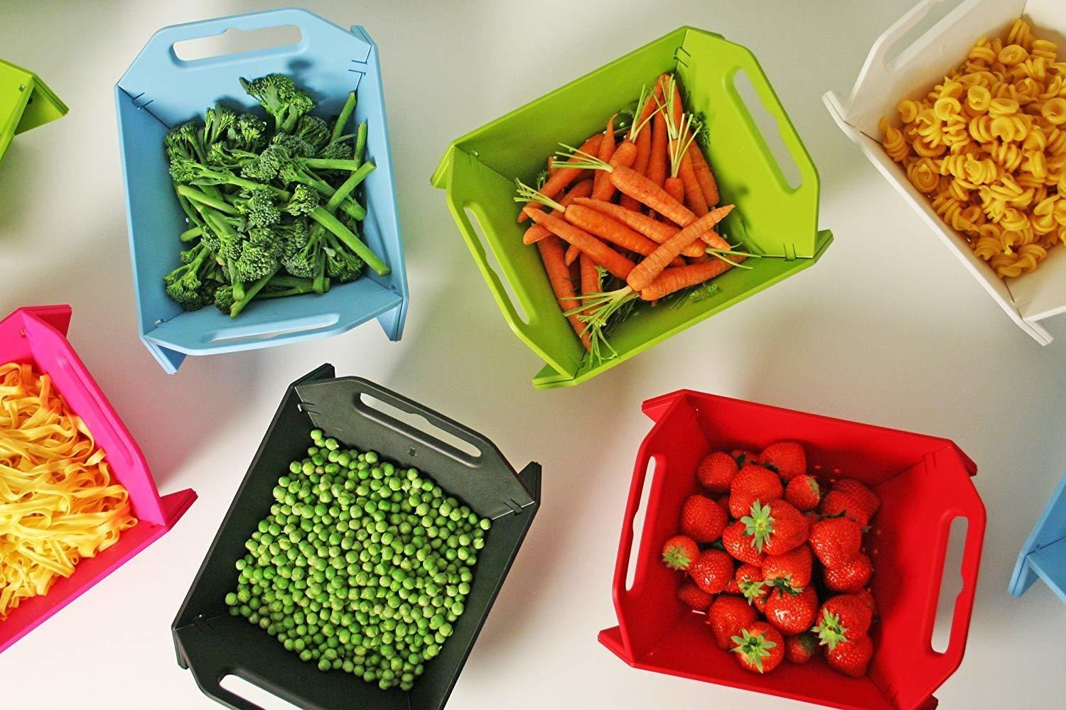 Kitchen Tools - 3 In 1 Fruit & Vegetable Chopping Board Wash Folding Basket