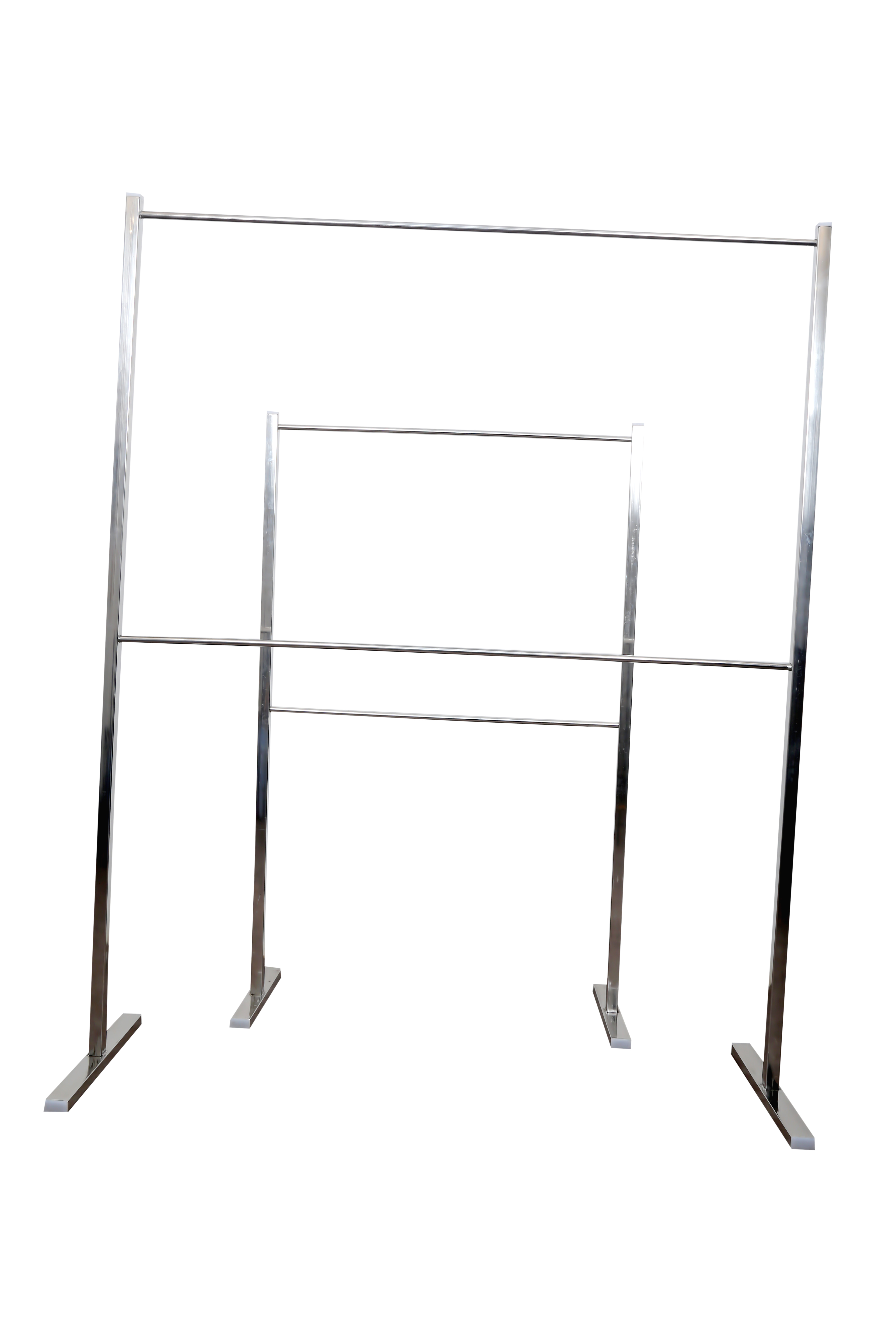 Silver Dress Display Stands