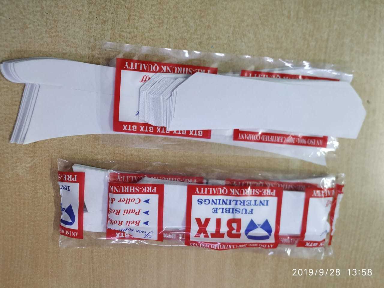 Cotton Shirt Fusible Interlinings(ldpe / Hdpe Coated)