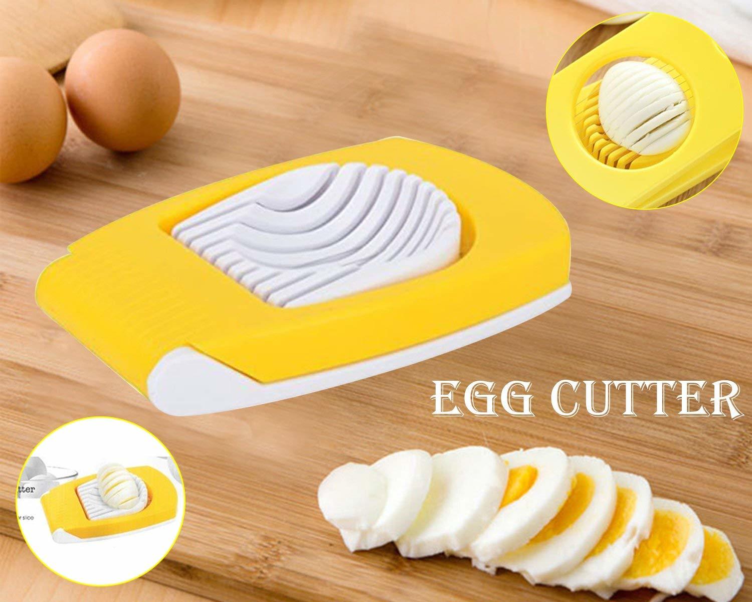 Egg Cutter, Egg Slicer, Boiled Eggs Cutter, Stainless Steel Cutting Wires, Multi Purpose Slicer | Egg Cutter For Hard Boiled Eggs | Egg Cutter Slicer