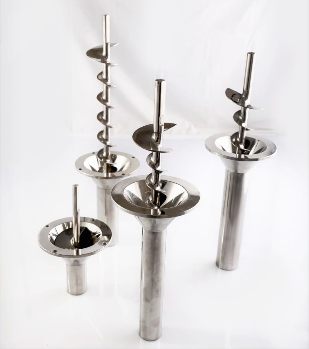 Packaging Machine Parts - Stainless Steel, Variable Dimensions | Polished Finish, +/-0.1mm Tolerance, Iso 9001 Standards, For Hopper & Auger