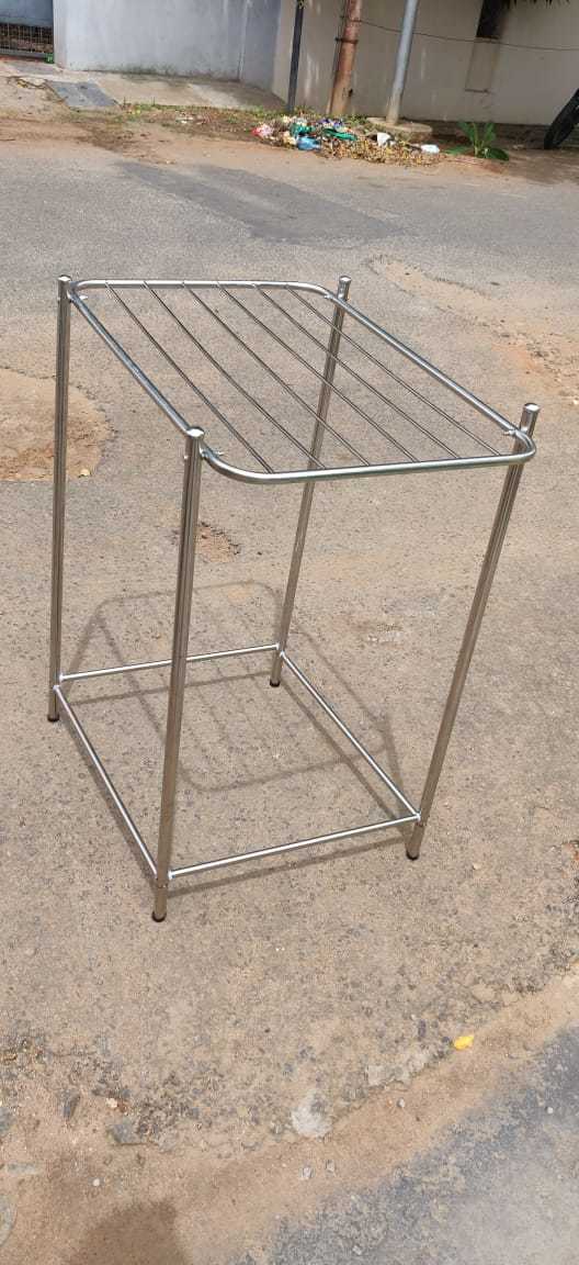 Silver Portable Cloth Drying Stands