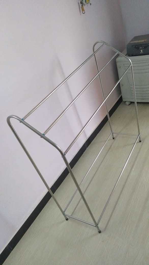 Silver Portable Cloth Drying Stands