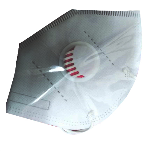 Face Mask With Air Filter - PP and Melt Blown Fabric, White Color | Adjustable Ear Loops, Breathable Design, Unisex Industrial Safety