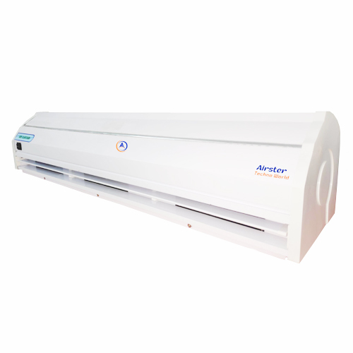 Wall Mounted Air Curtain - Aluminium, Up to 10 Feet, White | Silent Operation, Energy Efficiency 95%, Air Velocity 21/23 m/s, Low Noise Level <55 dB, 5-Year Warranty