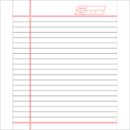 Note Book Single Line 380 Pages Center Stiched