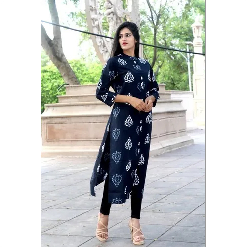 No Fade Hand Block Print Kurti