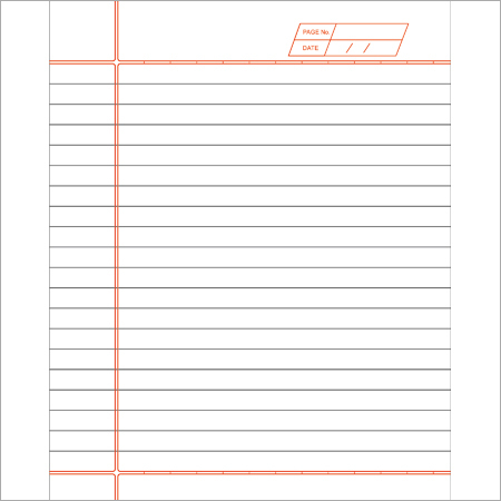 Note Book - Paper, 15.5 X 19 Cm | Soft Cover, Center Pinning, 32 Pages For School, College, And Personal Use