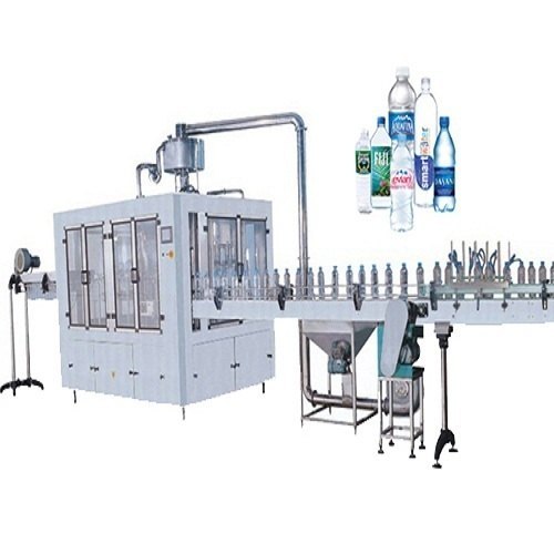 Mineral Water Filling Machine - Semi-automatic, 10-15 Pcs/min Capacity, Silver Color | Durable, Heavy Duty, Highly Efficient, Less Power Consummable, Rust Proof