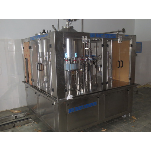 Mineral Water Filling Machine - Semi-automatic, 10-15 Pcs/min Capacity, Silver Color | Durable, Heavy Duty, Highly Efficient, Less Power Consummable, Rust Proof