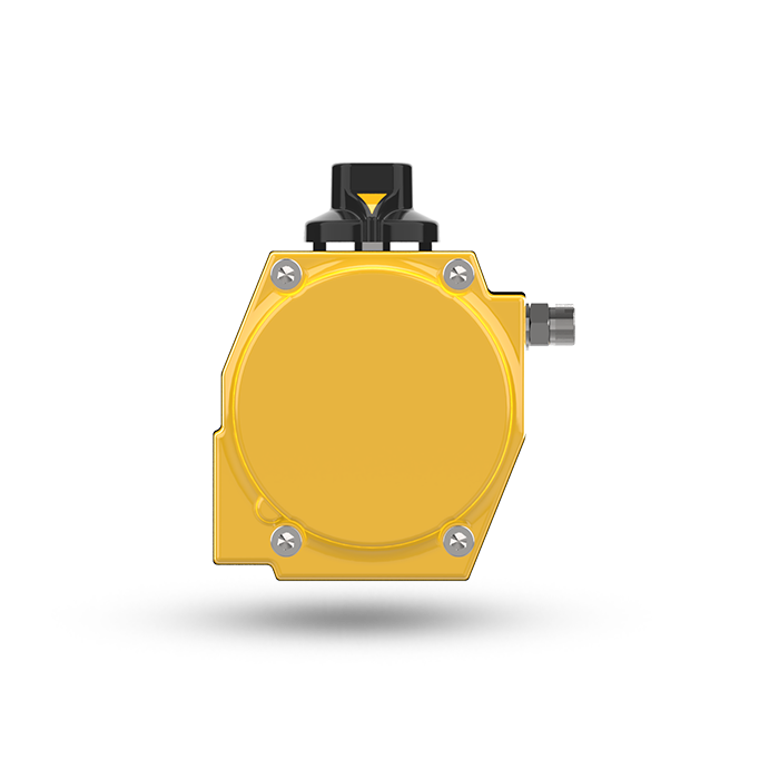 Double Acting Pneumatic Actuator - Aluminium, Size 32-150, Black & Yellow | Low Air Consumption 780 Ml/bar, Maximum Torque 110 N-m @ 3 Bar, Maintenance-free Design
