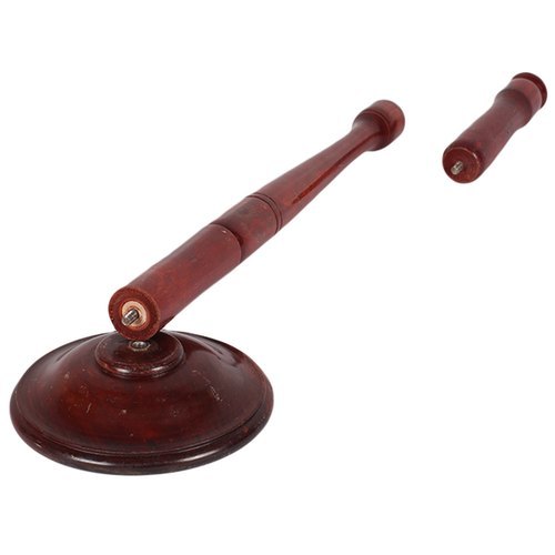 Wooden Candle Stand - Wooden Material, Brown Color | Enhances Concentration, Reduces Stress, Ideal For Yoga & Meditation